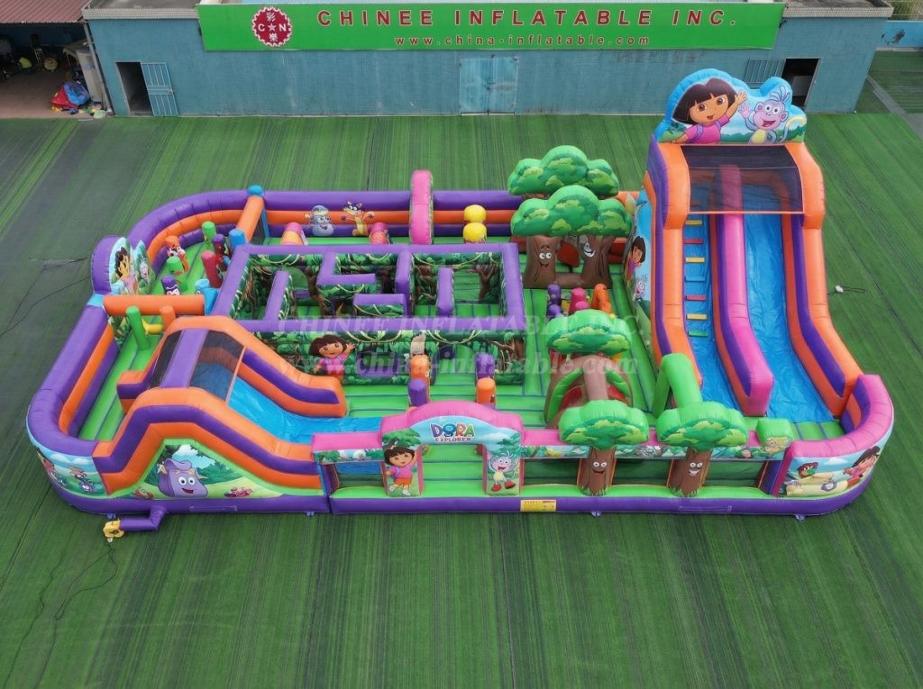 GF3-601 Dora Theme Inflatable Park