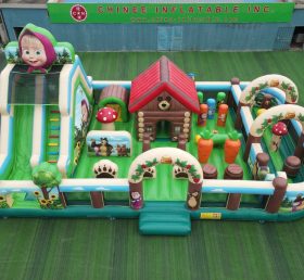 GF3-610 Masha and the Bear Theme Inflatable Park