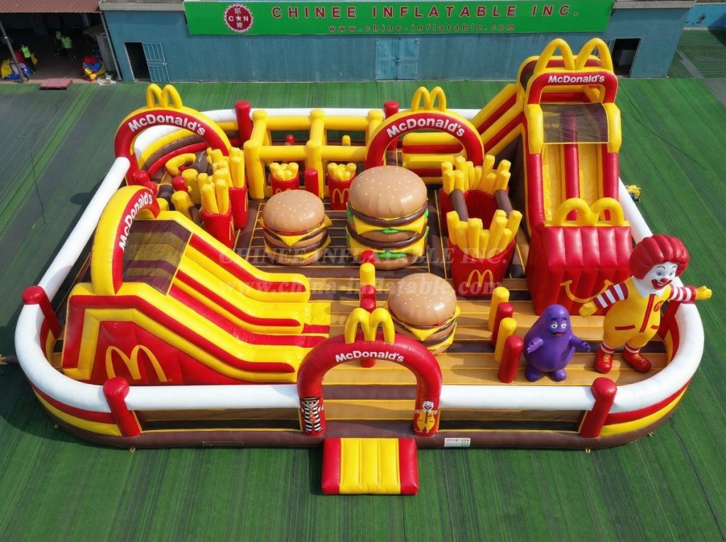GF3-611 McDonald Theme Inflatable Park