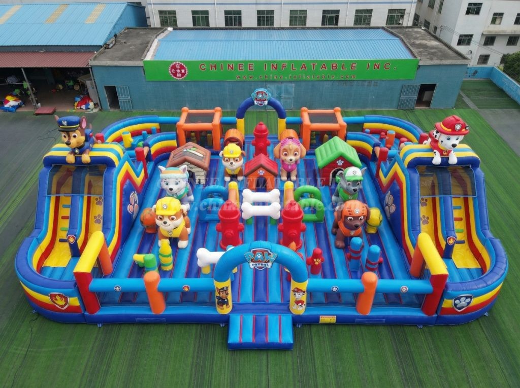 GF3-615 Paw Patrol Theme Inflatable Park