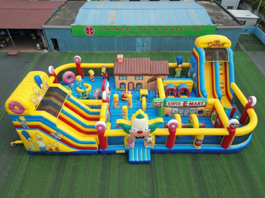 GF3-627 The Simpsons Theme Inflatable Park