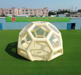 Tent1-5010L Pastel Yellow Inflatable Bubble House