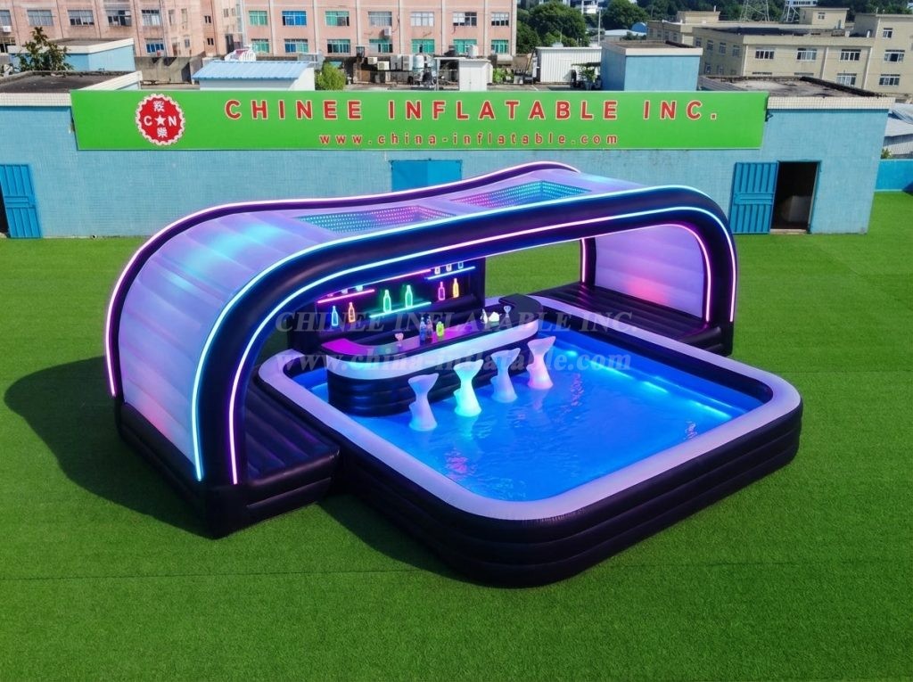 Pool4-006 Inflatable Pool with Bar