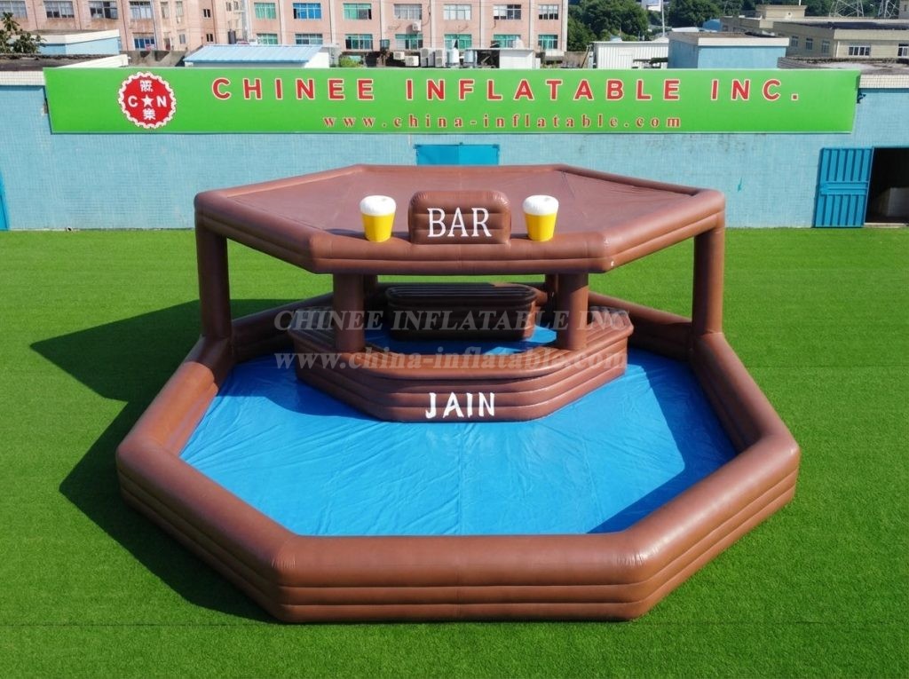 Pool4-008 Inflatable Pool with Bar