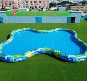 Pool4-027 Irregular Shaped Inflatable Pool