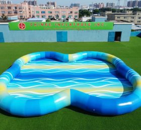 Pool4-039 Irregular Shaped Inflatable Pool