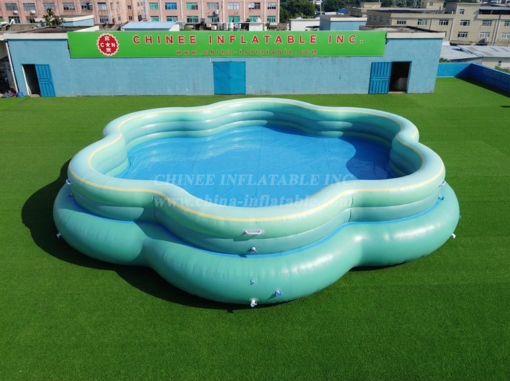 Pool4-040 Irregular Shaped Inflatable Pool