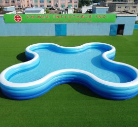 Pool4-043 Irregular Shaped Inflatable Pool