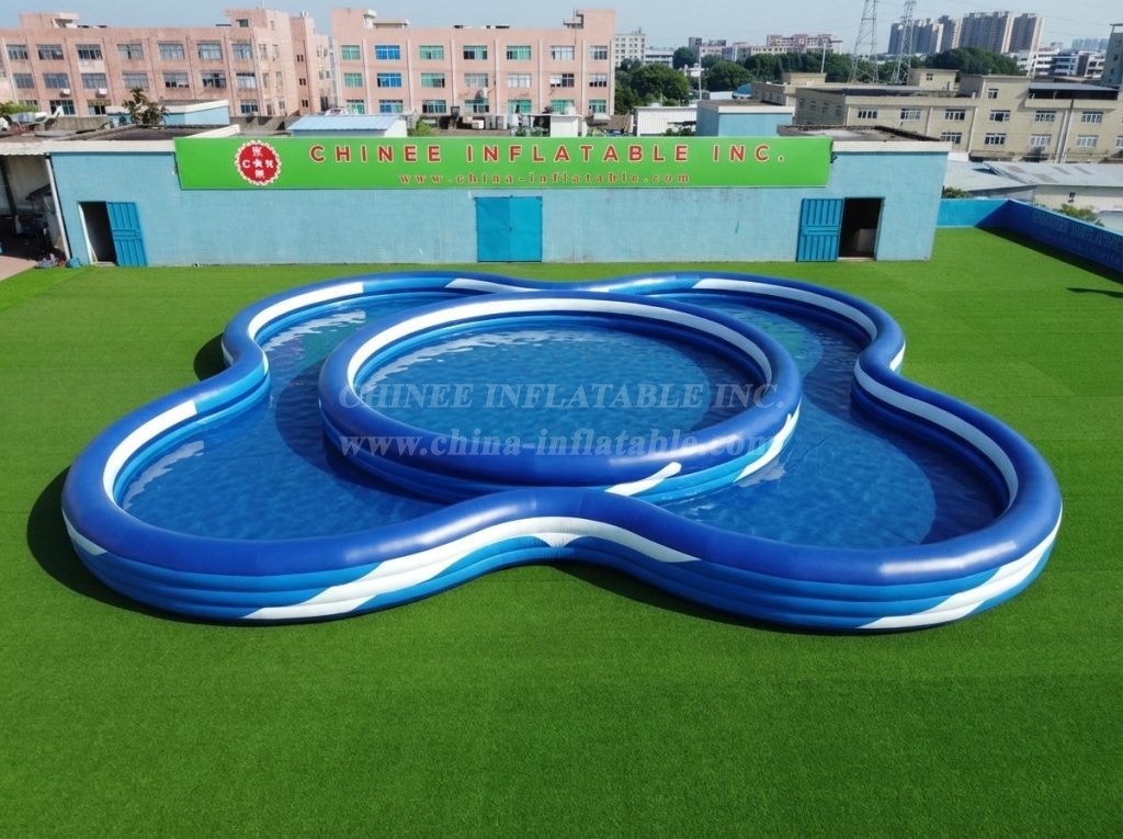 Pool4-053 Irregular Shaped Inflatable Pool