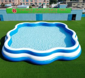 Pool4-054 Irregular Shaped Inflatable Pool