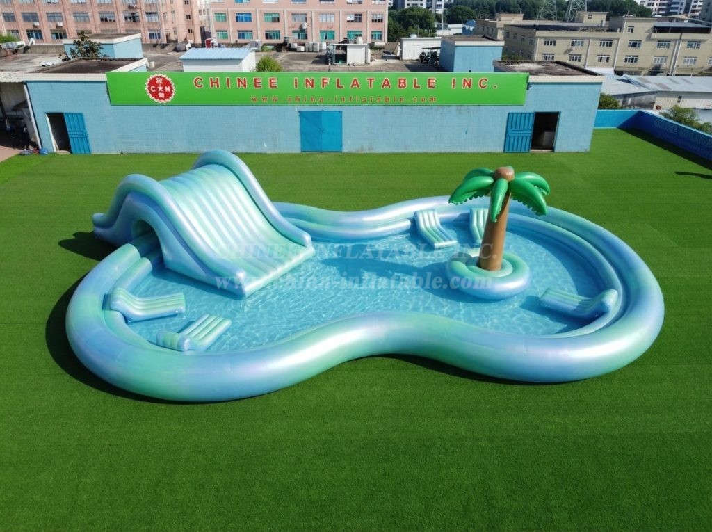 Pool4-136 Streamlined Inflatable Pool