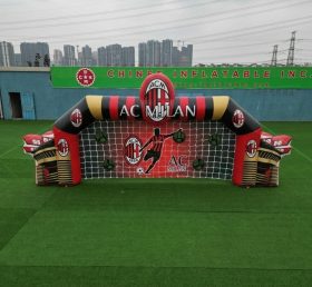 T11-7002 AC Milan Theme Inflatable Football Shoot Out Game