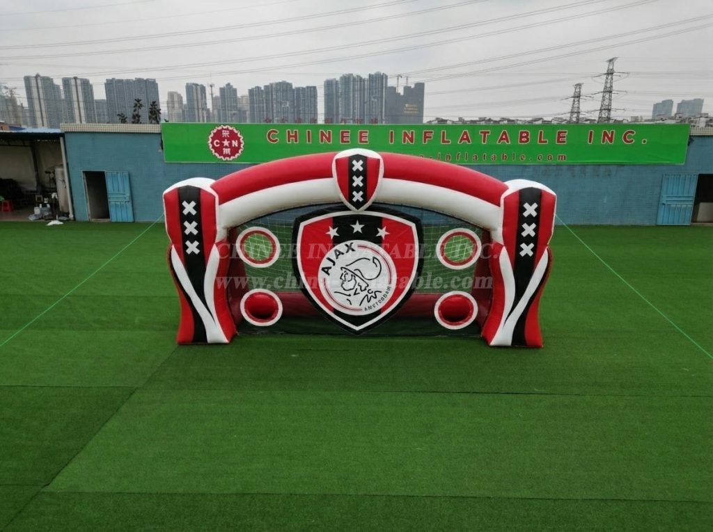 T11-7009 Ajax Amsterdam Theme Inflatable Football Shoot Out Game