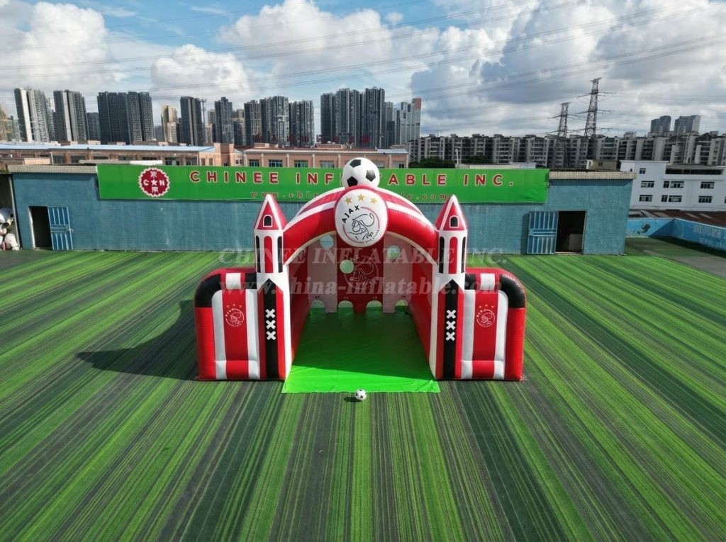 T11-7013 Ajax Amsterdam Theme Inflatable Football Shoot Out Game