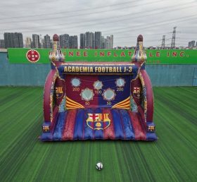 T11-7053 Barcelona Theme Inflatable Football Shoot Out Game