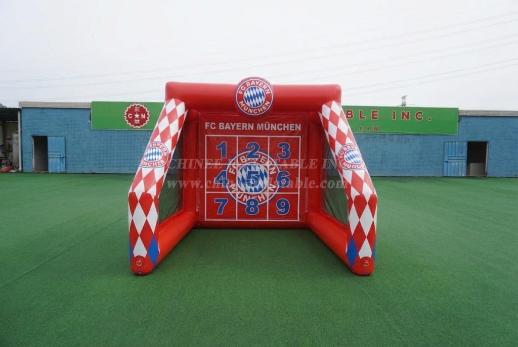 T11-7055 Bayern Munich Theme Inflatable Football Shoot Out Game