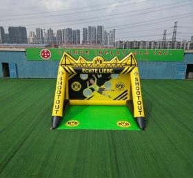 T11-7074 Borussia Dortmund Theme Inflatable Football Shoot Out Game