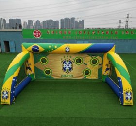 T11-7091 Brazil National Team Theme Inflatable Football Shoot Out Game