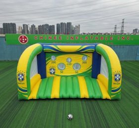 T11-7100 Brazil National Team Theme Inflatable Football Shoot Out Game