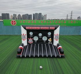 T11-7118 Corinthians Theme Inflatable Football Shoot Out Game