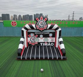 T11-7120 Corinthians Theme Inflatable Football Shoot Out Game