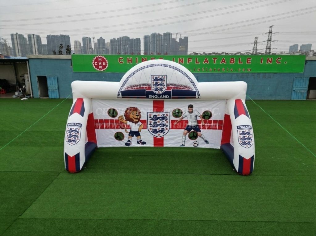 T11-7123 England National Team Theme Inflatable Football Shoot Out Game