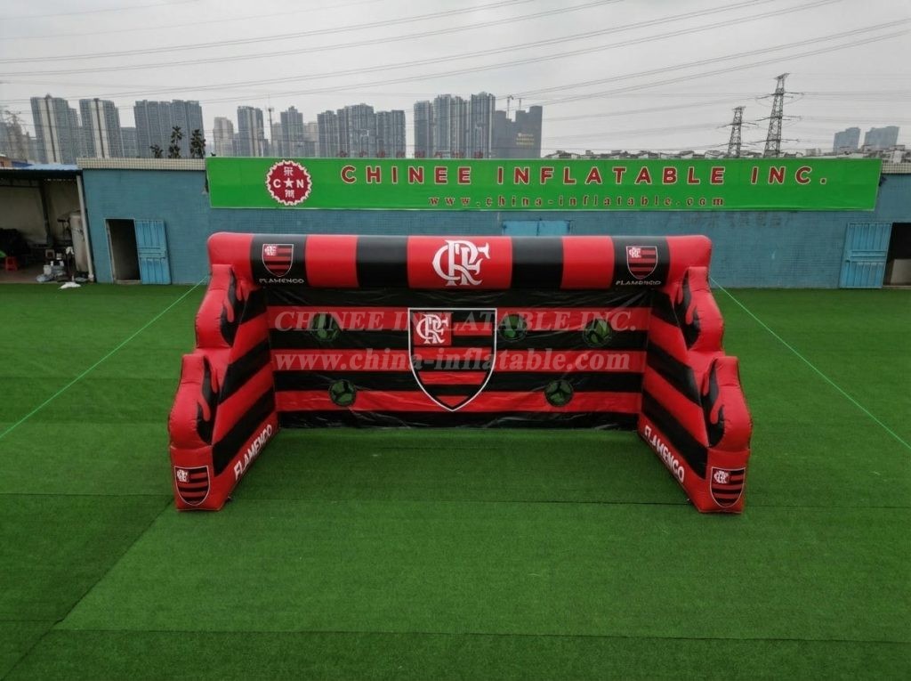 T11-7134 Flamengo Theme Inflatable Football Shoot Out Game