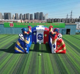 T11-7146 France National Team Theme Inflatable Football Shoot Out Game