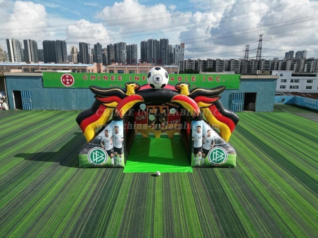 T11-7160 Germany National Team Theme Inflatable Football Shoot Out Game