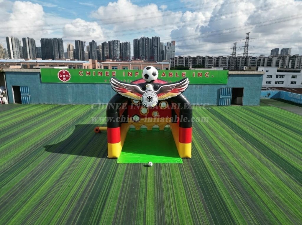 T11-7161 Germany National Team Theme Inflatable Football Shoot Out Game