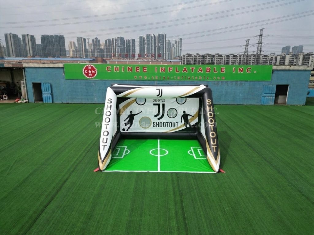 T11-7173 Juventus Theme Inflatable Football Shoot Out Game