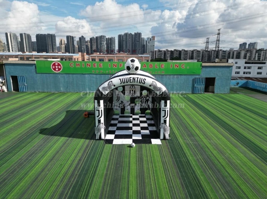 T11-7181 Juventus Theme Inflatable Football Shoot Out Game