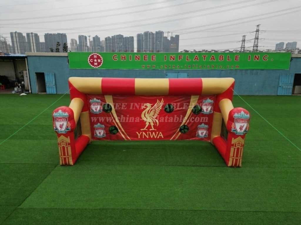 T11-7188 Liverpool Theme Inflatable Football Shoot Out Game