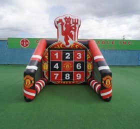 T11-7200 Manchester United Theme Inflatable Football Shoot Out Game