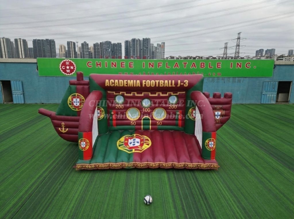 T11-7231 Portugal National Team Theme Inflatable Football Shoot Out Game