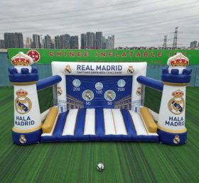T11-7242 Real Madrid Theme Inflatable Football Shoot Out Game
