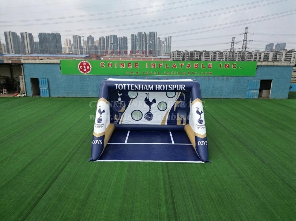 T11-7272 Tottenham Hotspur Theme Inflatable Football Shoot Out Game