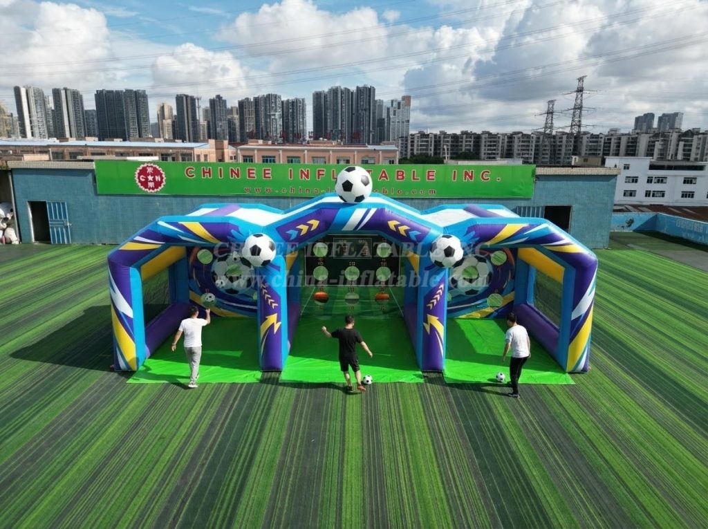 T11-7276 Inflatable Multiplayer Soccer Shooting Game