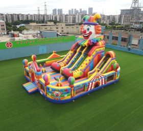 T6-6825 Clown Theme Inflatable Playground