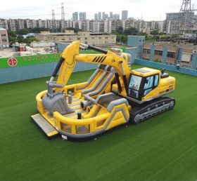 T6-6830 Excavator Theme Inflatable Playground
