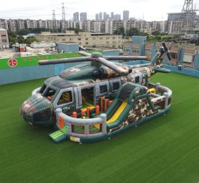 T6-6847 Helicopter Theme Inflatable Playground