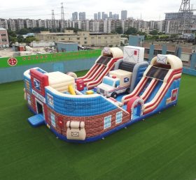 T6-6862 Post Office Theme Inflatable Playground