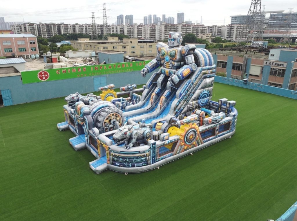 T6-6863 Robot Theme Inflatable Playground