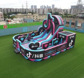 T6-6873 TikTok Theme Inflatable Playground
