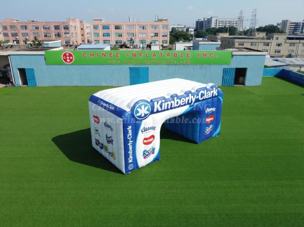Tent1-7129 Kimberly Clark Advertising Inflatable Tent