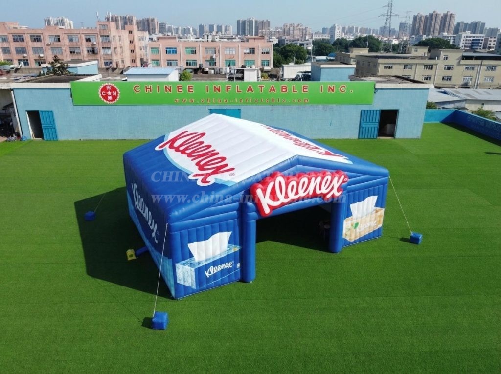 Tent1-7175 Kleenex Advertising Inflatable Cube Tent