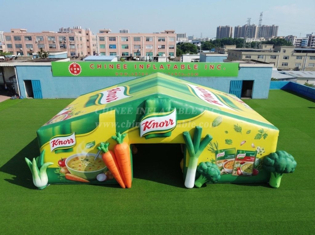 Tent1-7176 Knorr Advertising Inflatable Cube Tent