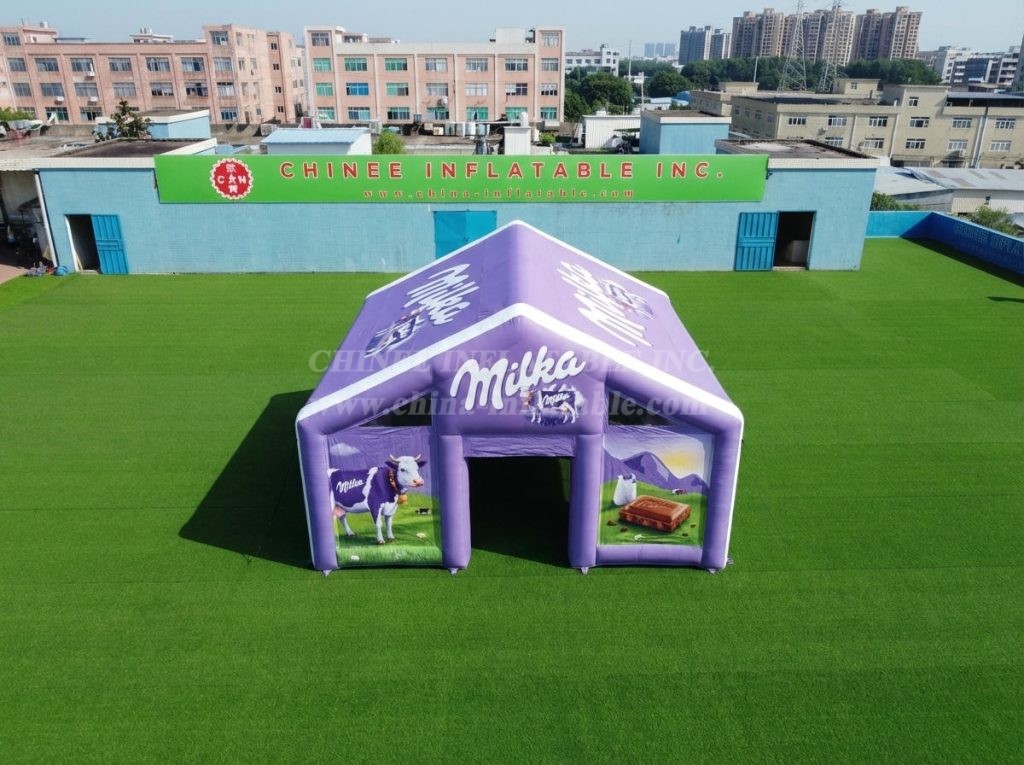 Tent1-7183 Milka Advertising Inflatable Cube Tent