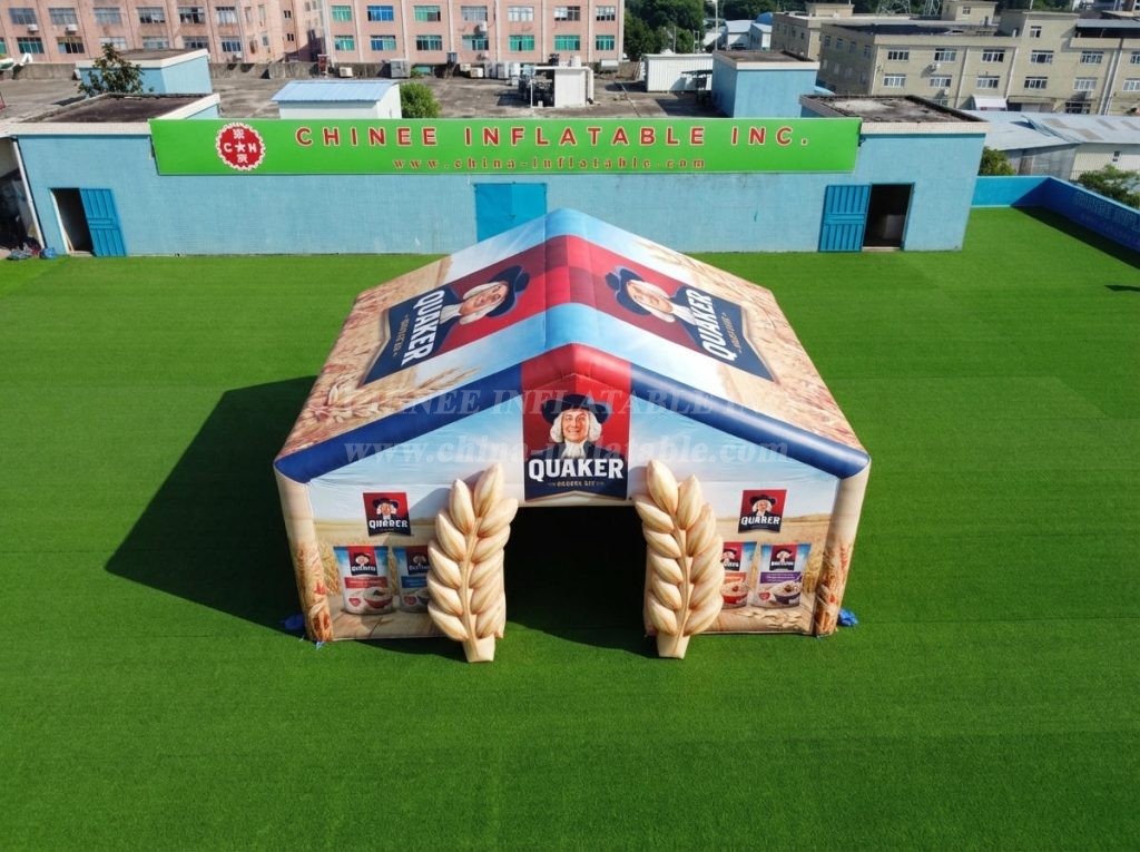 Tent1-7188 Quaker Advertising Inflatable Cube Tent