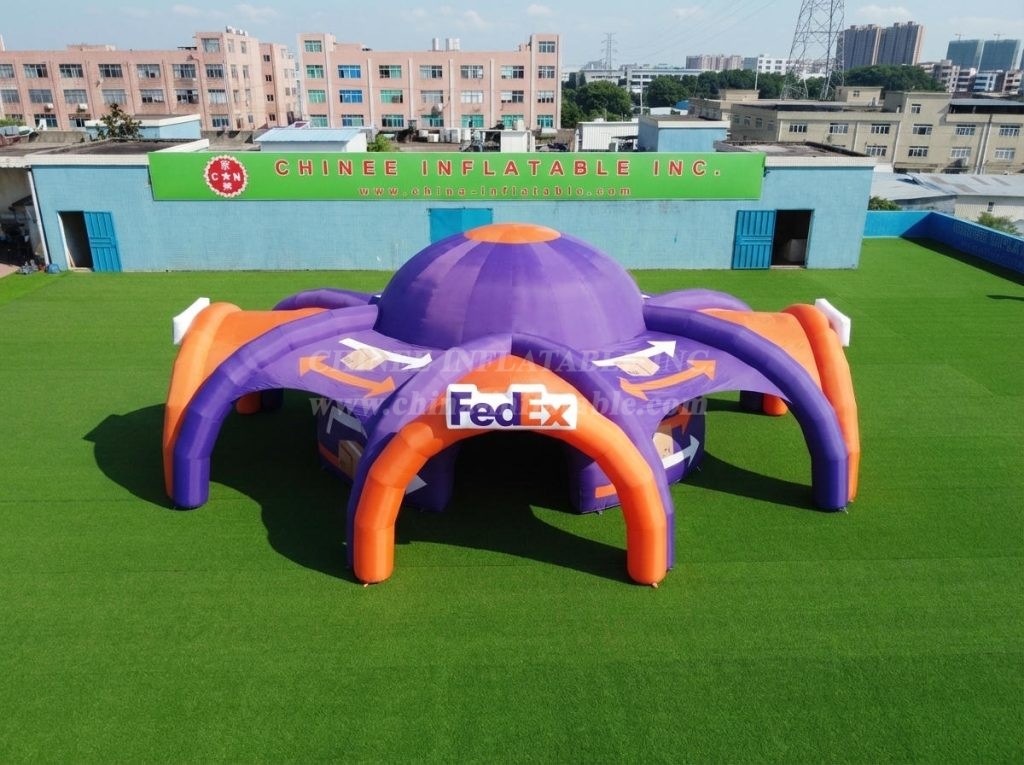 Tent1-7315 FedEx Advertising Inflatable Spider Tent